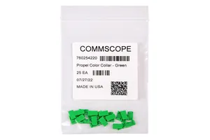 CommScope 760254220 | Propel Color Collar - Green, 25 pack