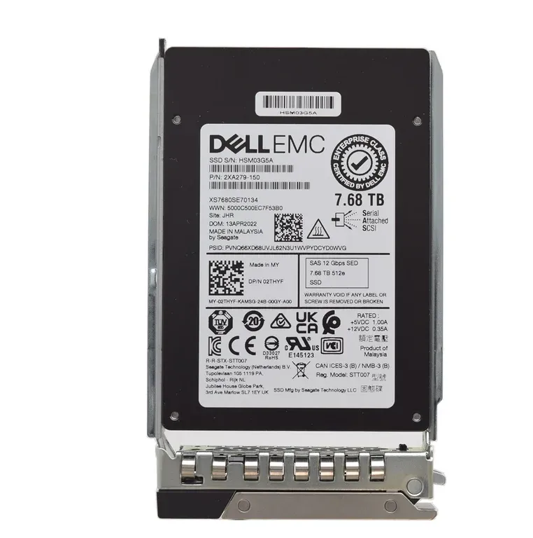 Dell 2THYF 7.68TB SAS SSD