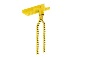 CommScope FGS-FLEXV-4F-A2C | FiberGuide FlexVertical Dual Kit, 4x4 to Dual 2x2in, 4ft Length, Yellow