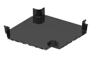 CommScope FGSB-MHXP-H | FiberGuide Horizontal Cross, 4x24in, Black