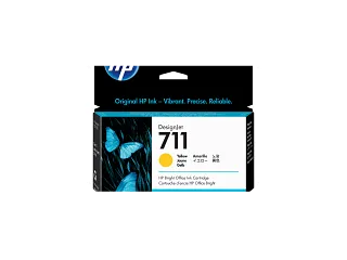 HP 711 29-ml Yellow DesignJet Ink Cartridge (CZ132A) — HP product image