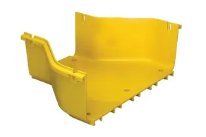 CommScope FGS-MDSA-FB | FiberGuide Straight Reducer, 4x12 to 4x6in, Yellow