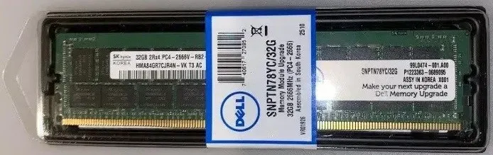Dell TN78Y 32GB DDR4 Memory Module