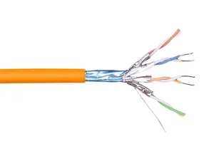 CommScope 1711163-8 | CS54Z3 Category 7 F/FTP Cable, low smoke zero halogen, orange jacket, 4 pair count, 1640 ft (500 m) length, reel