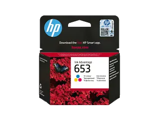 HP 653 Tri-color Original Ink Advantage Cartridge (3YM74AE) — HP product image