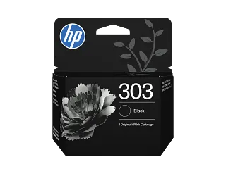 HP 303 Black Original Ink Cartridge (T6N02AE) — HP product image