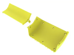 CommScope FGS-MU4E-F | FiberGuide 45° Up Elbow, 4x12in, Yellow