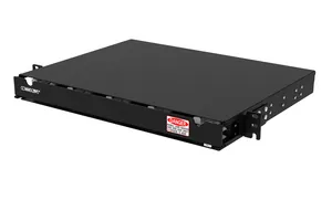 CommScope 760240294 | SYSTIMAX EHD 1U sliding tray fiber panel with front access only. Accepts (6) single high NG4 VAM style modules (front connectors only).