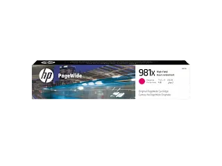 HP 981X High Yield Magenta Original PageWide Cartridge (L0R10A) — HP product image