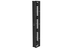 CommScope 760260433 | CableGuide 360 Vertical Cable Management Kit, 8 in X 96 in (203 mm X 2438 mm) Single Sided, With Door, Black
