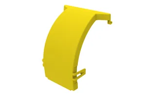 CommScope FGS-MCDS-EX-AB | FiberGuide Cover for Extended Downspout, 4x4in, 4x6in, Yellow