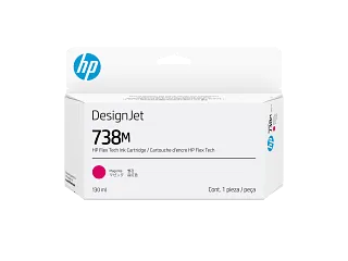 HP 738M 130-ml Magenta DesignJet Ink Cartridge (A24VNA) — HP product image