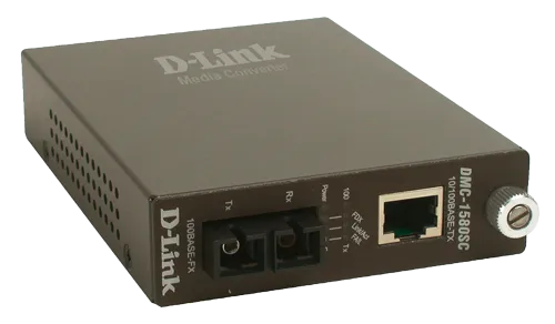 D-Link 10/100 to 100BaseFX (SC) Singlemode Media Converte.. DMC-1580SC product image