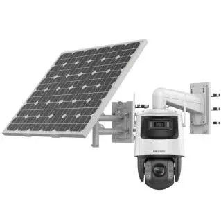 Hikvision DS-2SE7C432IWG-K/4G/14(F0) TandemVu 7-inch 4MP 32x Solar-powered Security Network Speed Dome Kit