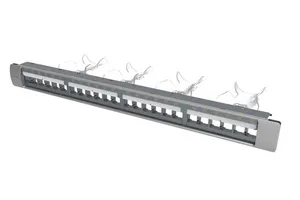 CommScope 760259244 | SYSTIMAX 360 Intelligent Shielded Modular Panel, Empty, 1U, 24 port, Silver