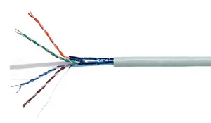 CommScope 884028608/10 | CS44Z1 Category 6A, F/UTP Cable, low smoke zero halogen, gray jacket, 4 pair count, 1000 ft (305 m) length reel