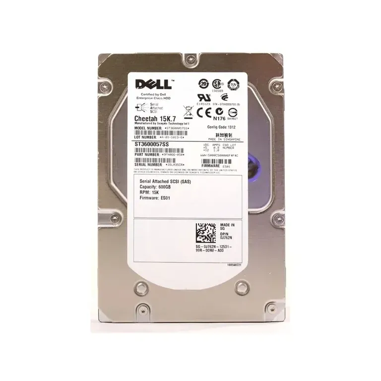 Dell J762N 600GB SAS Hard Drive