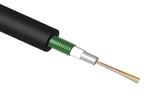 CommScope 2-599690-2 | Outside Plant Fiber Optic Cable, HDPE, 24-fiber, Multimode, OM4, loose tube, gel-filled. Provides Rodent Resistance.