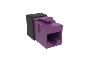 CommScope 760257275 | KJ-Series Modular Jack, RJ45, Cat6A Unshielded, Violet