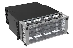 CommScope 760237324 | HD iPATCH 4U 384F-LC Distribution MPO12 ULL Module, LazrSPEED WideBand, Sliding Shelf