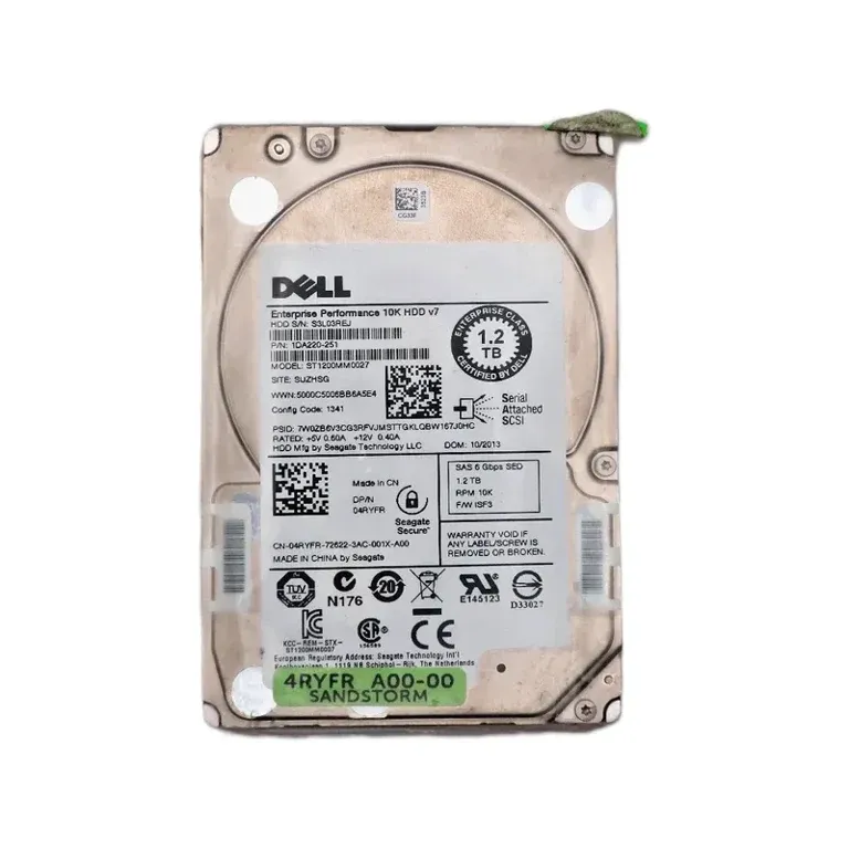 Dell 4RYFR 1.2TB SAS Hard Drive