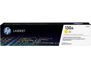 HP 130A Yellow Original LaserJet Toner Cartridge (CF352A) — HP product image