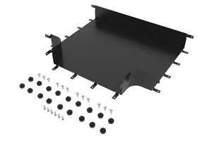 CommScope FGSB-MHRT-M/H | FiberGuide Horizontal T, 4x18in, 4x24in Exit, Black