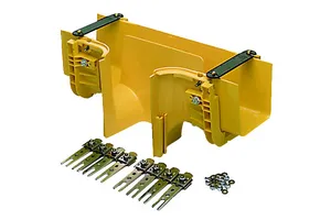 CommScope FGS-MDSP-A/I | FiberGuide Insertable Downspout, 4x4in, Yellow