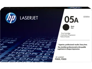 HP 05A Black Original LaserJet Toner Cartridge (CE505A) — HP product image
