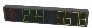 Hikvision DS-TVL121-6-5D/4 Two-way Indoor Parking Guidance Screen with 4 Numbers