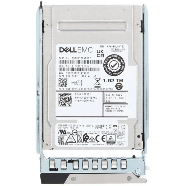 Dell 7F2D1 1.92TB SAS SSD
