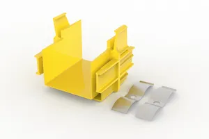 CommScope FGS-MJWRM-C | FiberGuide Modified Junction Kit, 2x2in, Yellow