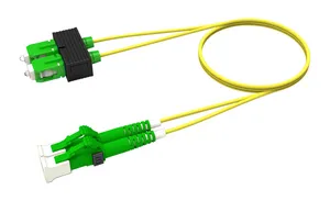 CommScope FPCC-EMYP | Fiber Optic Patch Cord, duplex, singlemode, 1.2 mm OFNP jacket, SC/APC-LC/APC, yellow