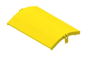 CommScope FGS-SD4E-F | FiberGuide Snap-on Cover for 45° Down Elbow, 4x12in, Yellow