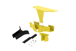CommScope FGS-MHIS-C | FiberGuide Downspout with 2in Cut-in T for 2x2in, Yellow