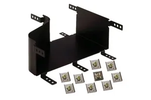 CommScope FGS-MDSA-FB-R | FiberGuide Right Reducer, 4x12 to 4x6in, Black