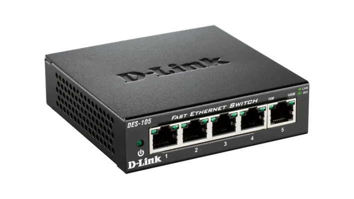 D-Link 5-Port Fast Ethernet Switch DES-105 product image