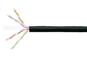 CommScope UTG760245081 | GigaSPEED XL 2071E-UTG ETL Verified Category 6 U/UTP Cable, plenum, black jacket, 4 pair count, 1000 ft (305 m) length, reel