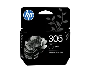 HP 305 Black Original Ink Cartridge (3YM61AE) — HP product image