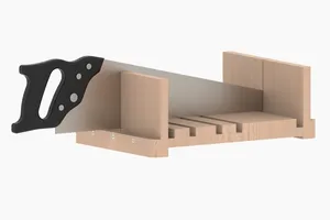 CommScope FGS-MKIT-ABF | FiberGuide Mitre Box with 26in Saw used to cut 2x2, 2x6, 4x4, 4x6