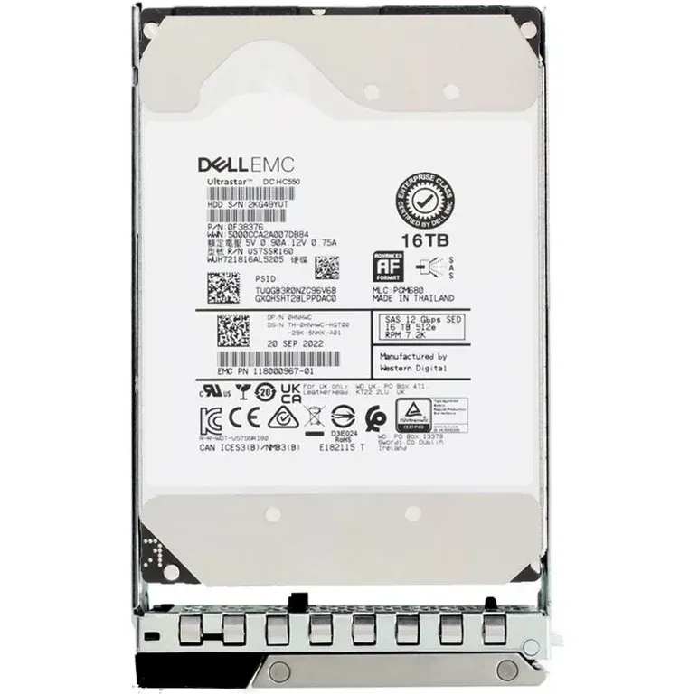 Dell HNHWC 16TB SAS Hard Drive