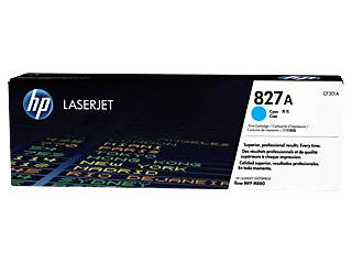 HP 827A Cyan Original LaserJet Toner Cartridge (CF301A) — HP product image