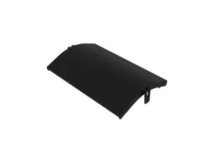 CommScope FGSB-SD4E-F | FiberGuide Snap-on Cover for 45° Down Elbow, 4x12in, Black