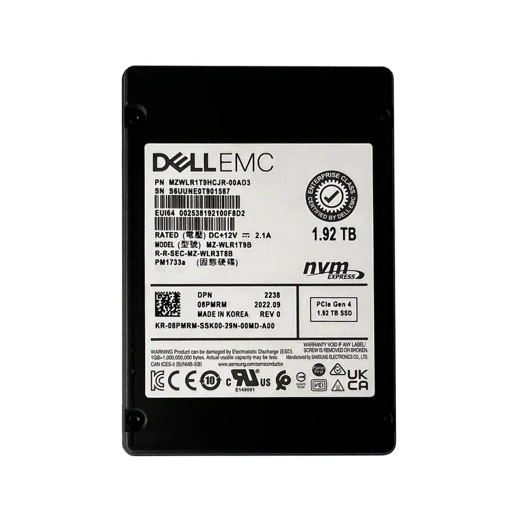 Dell 8PMRM 1.92TB NVMe SSD