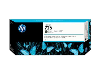 HP 726 300-ml Matte Black DesignJet Ink Cartridge (CH575A) — HP product image