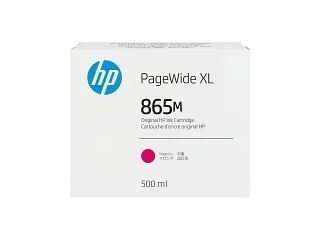 HP 865M 500-ml Magenta PageWide XL Ink Cartridge (3ED87A) — HP product image