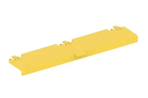 CommScope FGS-MEXC-E-B | FiberGuide 4-Inch Express Exit Single Rear Hinged Cover for 4x6in Raceways, Yellow
