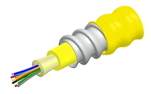 CommScope 760127803 | Fiber Indoor cable, TeraSPEED Plenum Distribution, interlocking aluminum armored with plenum jacket, 12 fiber single-unit, Gel-free, Singlemode G.652.D and