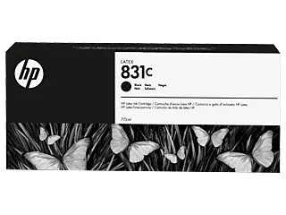 HP 831C 775-ml Black Latex Ink Cartridge (CZ694A) — HP product image