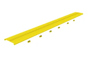 CommScope FGS-DSHC-B/G | FiberGuide Split Hinged Cover Kit for Straight Section, 2x6in, 4x6in, Yellow